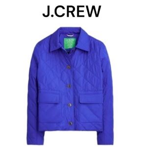 J.CREW Primal Quilted Signature Puffer Jacket